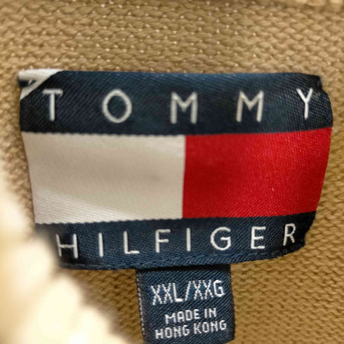 トミーヒルフィガー TOMMY HILFIGER ハーフジップ コットンニットプルオーバー メンズ JPN:XL