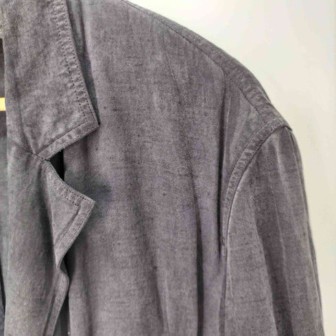 エルメネジルドゼニア Ermenegildo Zegna イタリア製 リネンシルク 2Bテーラードジャケット メンズ 56