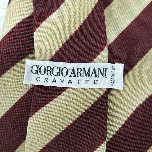 ジョルジオアルマーニ Giorgio Armani イタリア製 総柄シルクネクタイ メンズ
