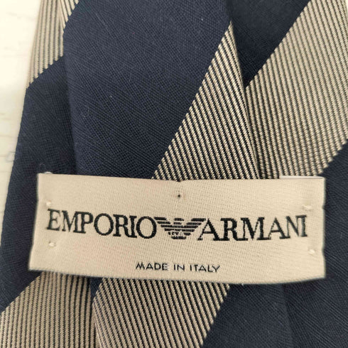 エンポリオアルマーニ EMPORIO ARMANI イタリア製 シルク混ネクタイ メンズ