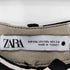 ザラ ZARA 総柄 シアー ワイド パンツ レディース XXL