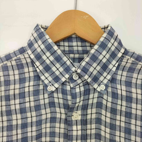 グリーンレーベルリラクシング GREEN LABEL RELAXING フレンチリネン ボタンダウンシャツ メンズ JPN:S