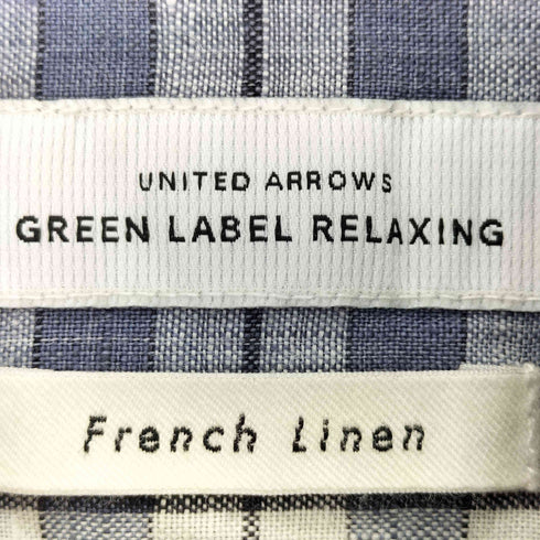 グリーンレーベルリラクシング GREEN LABEL RELAXING フレンチリネン ボタンダウンシャツ メンズ JPN:S