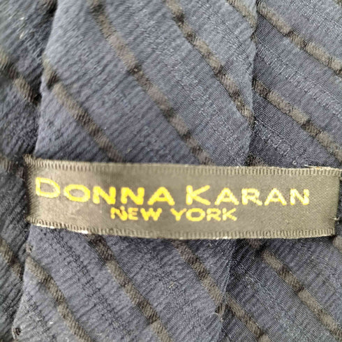 ダナキャランニューヨーク DKNY USA製 シアサッカーシルクネクタイ メンズ