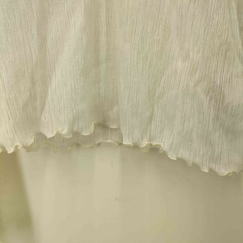 ノーブル Noble 22SS シアークレープジャージパフスリーブTシャツ レディース