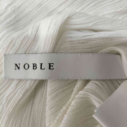 ノーブル Noble 22SS シアークレープジャージパフスリーブTシャツ レディース