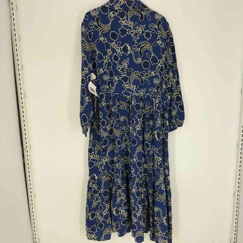 ザラ ZARA PRINTED MIDI SHIRT DRESS プリント ミディ ショート ドレス ワンピース レディース import:XXL