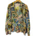 ザラ ZARA 花柄 総柄 シアー シャツ ブラウス レディース import:XL