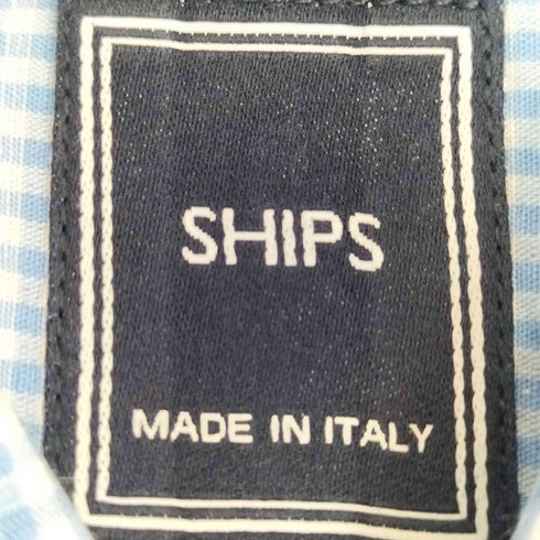 シップス SHIPS イタリア製 コットンリネン ドレスシャツ メンズ 37