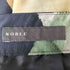 ノーブル Noble 23AW ラフブラッシュ プリント タック フレアスカート レディース JPN:36