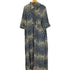 ザラ ZARA LONG PRINTED DRESS ロング プリント ドレス 総柄 シャツ ワンピース レディース import:XXL