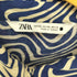 ザラ ZARA LONG PRINTED DRESS ロング プリント ドレス 総柄 シャツ ワンピース レディース import:XXL