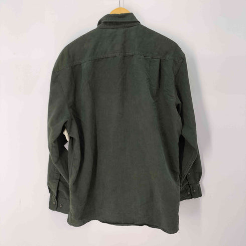 ジョージ GEORGE SUEDED スエード フラップポケット ロングスリーブシャツ メンズ import:XL