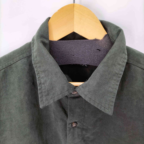 ジョージ GEORGE SUEDED スエード フラップポケット ロングスリーブシャツ メンズ import:XL