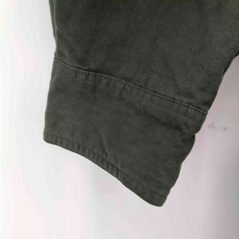 ジョージ GEORGE SUEDED スエード フラップポケット ロングスリーブシャツ メンズ import:XL