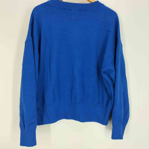 ザラ ZARA PLAIN KNIT SWEATSHIRT プレーン ニット スウェット レディース import:M