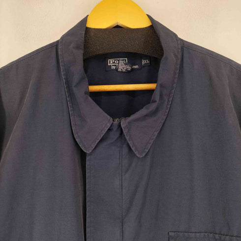 ポロバイラルフローレン Polo by RALPH LAUREN 90s コットンナイロン混紡 ステンカラーコート メンズ JPN:XL