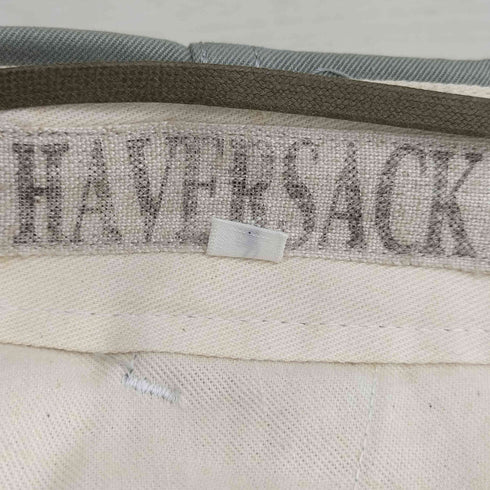ハバーサック HAVERSACK ウエストアジャスター サスペンダーボタン ワイドチノ メンズ JPN:S