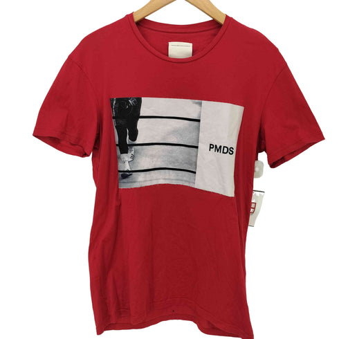 PREMIUM MOOD DENIM SUPERIOR PMDS 立体 ロゴ プリント S/S クルーネック Tシャツ メンズ import:S