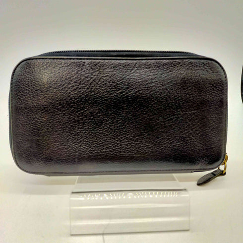 イルビゾンテ IL BISONTE ロゴ エンボス ラウンドジップ レザー ロング ウォレット 長財布 メンズ