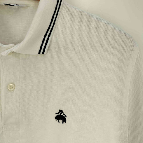 ブルックスブラザーズ BROOKS BROTHERS USA製 GOLDEN FLEECE ロゴ刺繍 鹿の子 ポロシャツ メンズ import:M