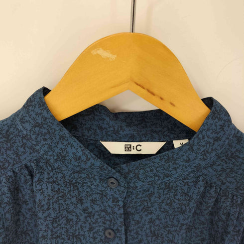 ユニクロシー UNIQLO:C 23AW ボリューム スリーブ プリントブラウス レディース JPN:M