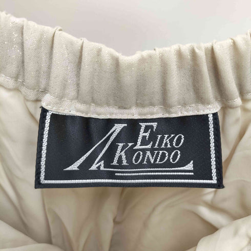 エイココンドウ Eiko Kondo 異素材 切り替え コットン ナイロン レース バルーン パンツ レディース FREE