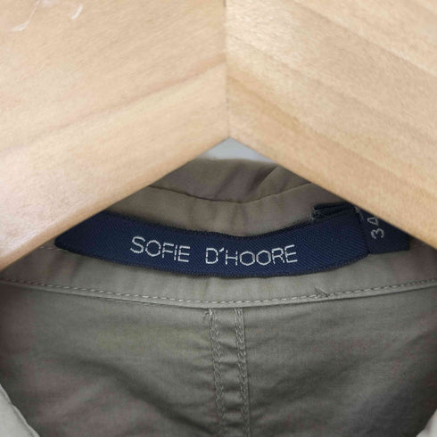 SOFIE D HOORE 比翼 L/S レギュラーカラー シャツ ワンピース レディース DE:34