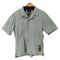 ジースターロー G-STAR RAW S/S フロントロゴ オープンカラーシャツ メンズ import:L
