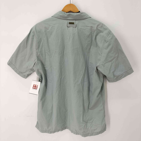 ジースターロー G-STAR RAW S/S フロントロゴ オープンカラーシャツ メンズ import:L