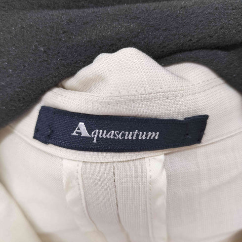 アクアスキュータム AQUASCUTUM モヘア混テーラードジャケット レディース