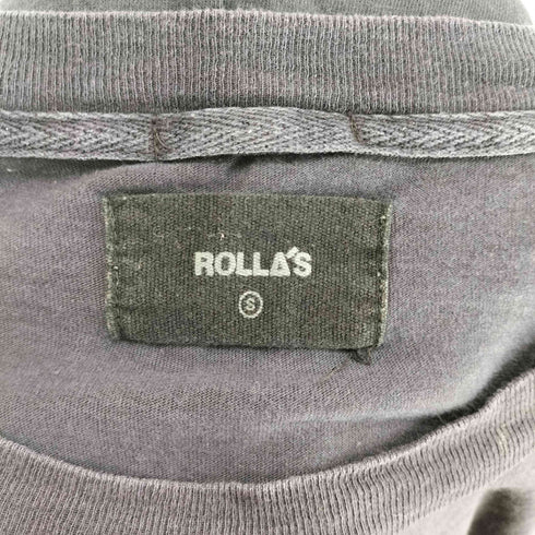 ローラス ROLLAS TODAY SATAN フロントプリント クルーネック半袖Tシャツ カットソー メンズ JPN:S
