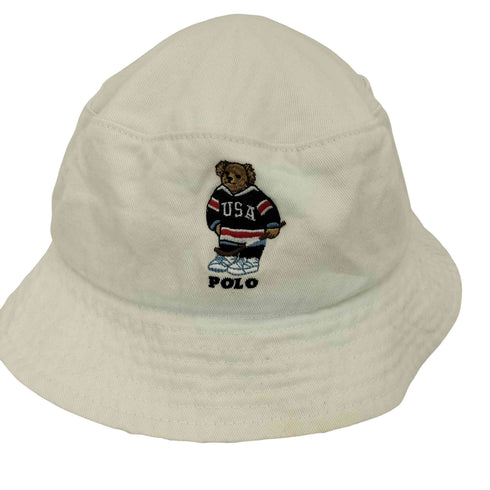 ポロラルフローレン POLO RALPH LAUREN ポロベア刺繍 バケットハット レディース ONE SIZE