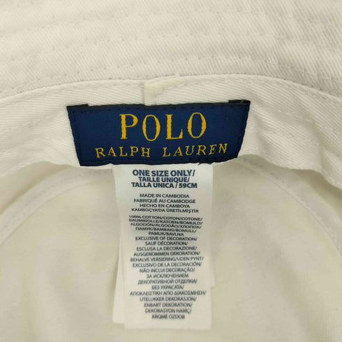 ポロラルフローレン POLO RALPH LAUREN ポロベア刺繍 バケットハット レディース ONE SIZE