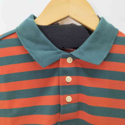 エルエルビーン L.L.Bean 鹿の子 S/Sボーダーポロシャツ レディース JPN:M