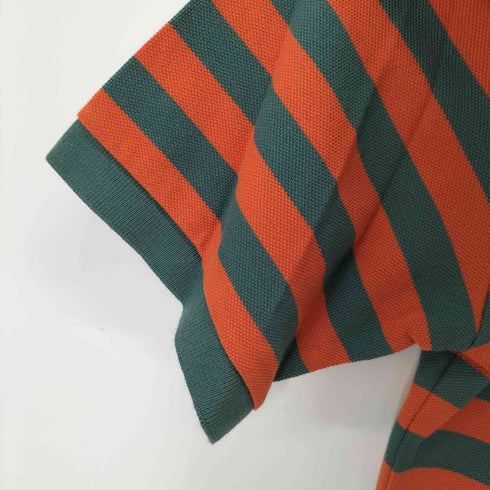 エルエルビーン L.L.Bean 鹿の子 S/Sボーダーポロシャツ レディース JPN:M