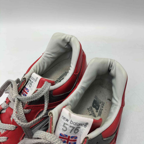 ニューバランス NEW BALANCE 英国製 復刻モデル M576 RED レザー スニーカー メンズ UK:8