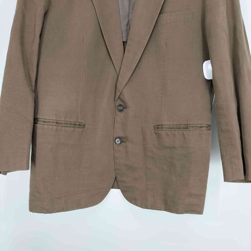 メンズティノラス MENS TENORAS CALZTURE UOMO 裏地 背抜き リネン コットン 2B テーラード ジャケット メンズ JPN:S