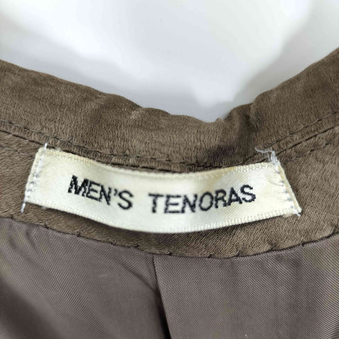 メンズティノラス MENS TENORAS CALZTURE UOMO 裏地 背抜き リネン コットン 2B テーラード ジャケット メンズ JPN:S