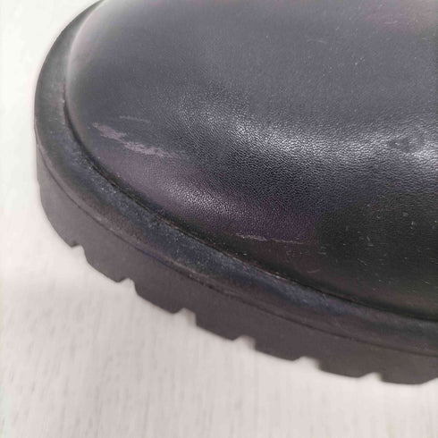 ザラ ZARA 厚底フェイクレザーロングブーツ レディース JPN:37