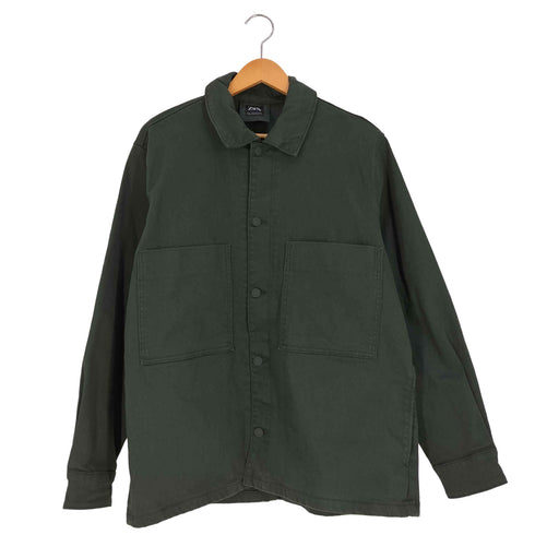 ザラ ZARA dnwr ポケット ワークジャケット メンズ import:L