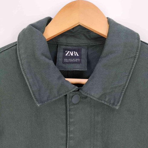 ザラ ZARA dnwr ポケット ワークジャケット メンズ import:L