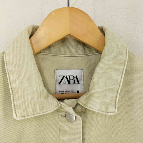 ザラ ZARA コットンデニムシャツ レディース import:XS