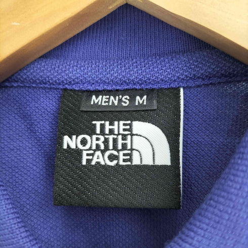 ザノースフェイス THE NORTH FACE ロゴ刺繍 半袖ポロシャツ メンズ M