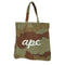 アーペーセー A.P.C. ロゴプリント カモ柄 トートバッグ メンズ