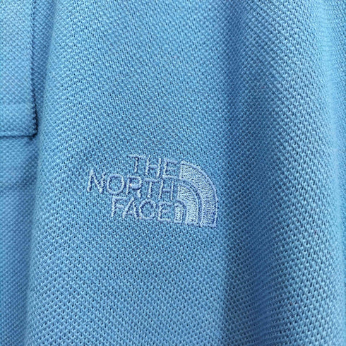 ザノースフェイス THE NORTH FACE ロゴ刺繍 半袖ポロシャツ メンズ M