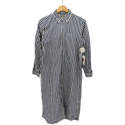 ビームスボーイ BEAMS BOY ストライプ ボタンダウン ワンピース ロングスリーブ レディース