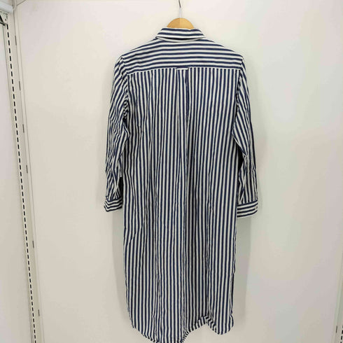 ビームスボーイ BEAMS BOY ストライプ ボタンダウン ワンピース ロングスリーブ レディース