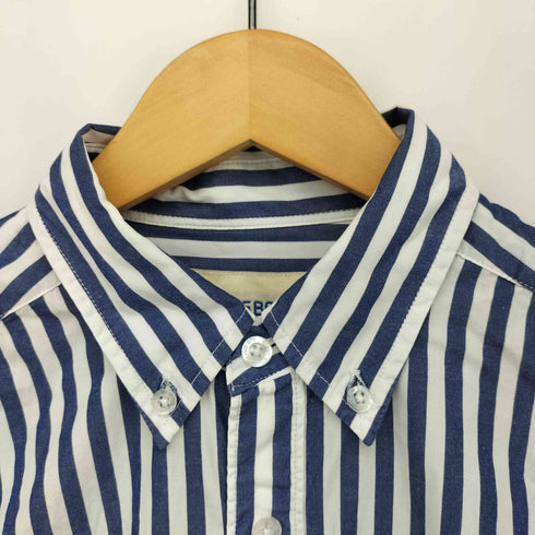 ビームスボーイ BEAMS BOY ストライプ ボタンダウン ワンピース ロングスリーブ レディース