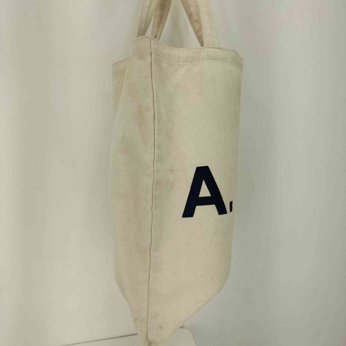 アーペーセー A.P.C. ロゴプリント トートバッグ メンズ